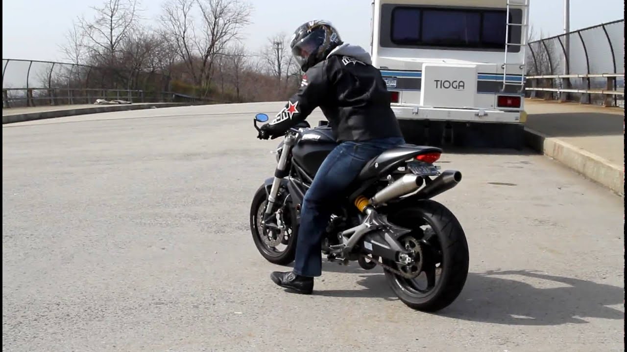 2009 Ducati Monster 696 with Leo Vince GP (No Baffle)