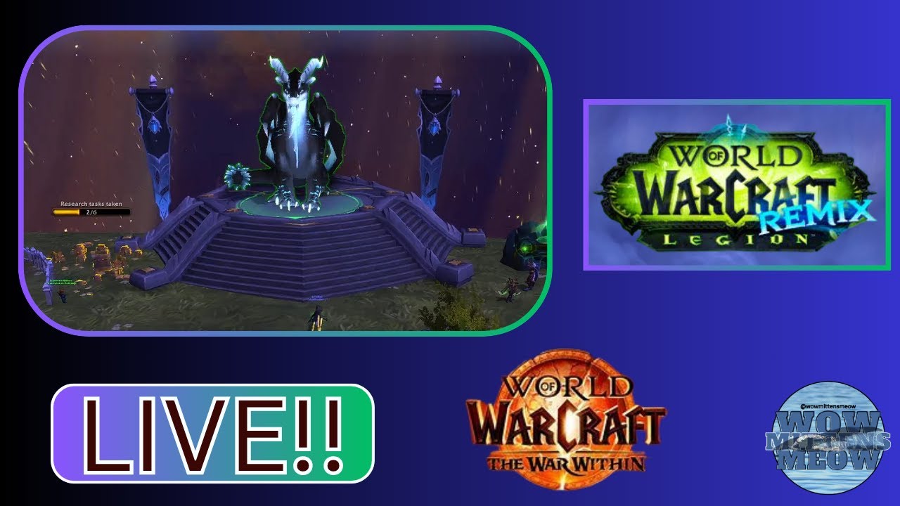 Leveling Shaman and Warrior in Legion Remix! #worldofwarcraftlive