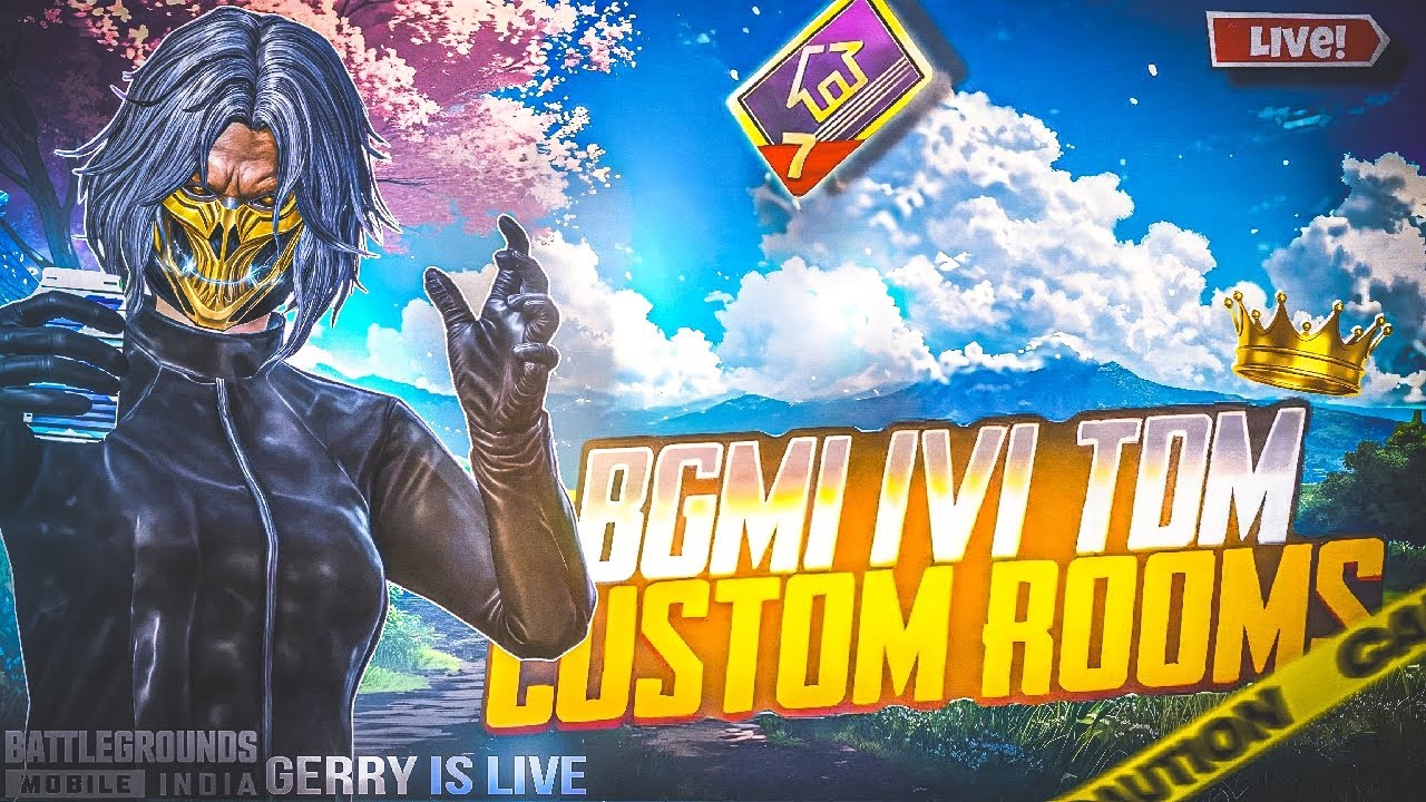 🔴 Free 1v1 Room | Bgmi Live Rooms | Gerry Is Live