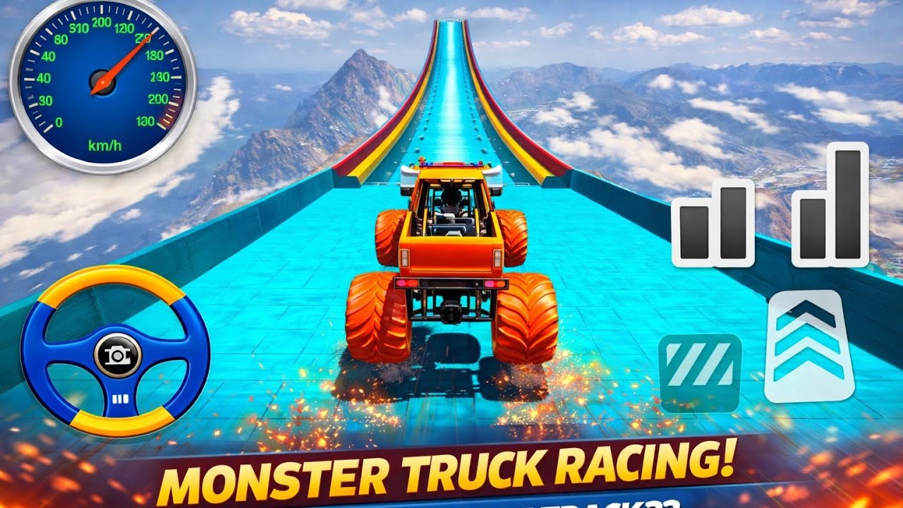 New Monster Truck Game 2026 🚛🔥 | Extreme Offroad Stunts & Mega Jumps