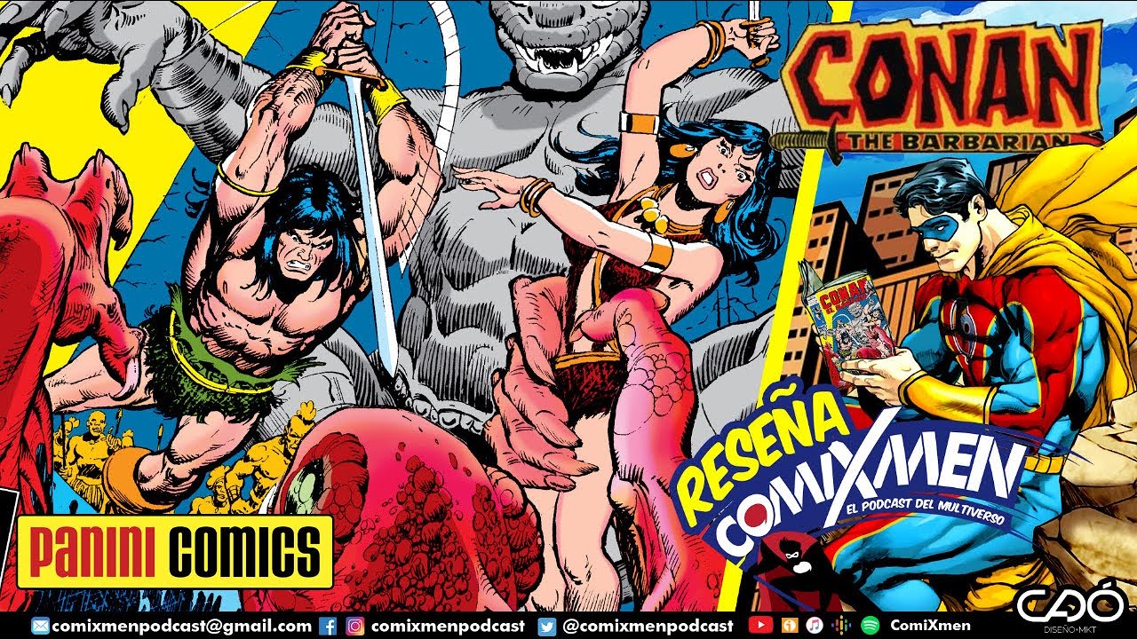 Conan El Bárbaro Los Clásicos Marvel vol.8 Panini México Reseña Review ComiXmen