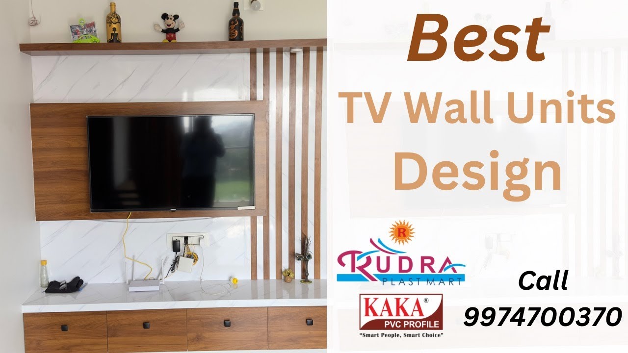 Best TV Wall Units Design || Kaka Pvc Profile || TV Unit || Rudra Plast Mart || Rajendra Park ||