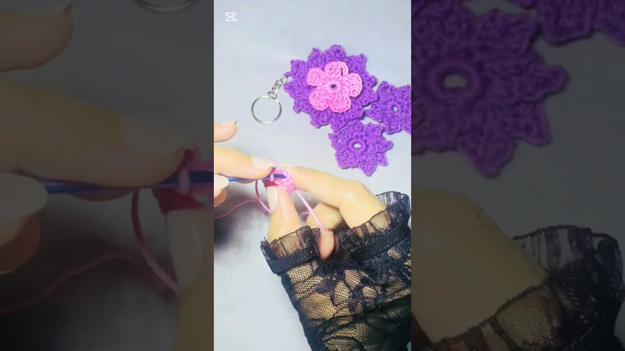 تعلم الكروشيه للمبتدئات | أسهل وردة كروشيه خطوة بخطوة#crochet #اكسبلور #تعليم_الكروشيه #handmade 