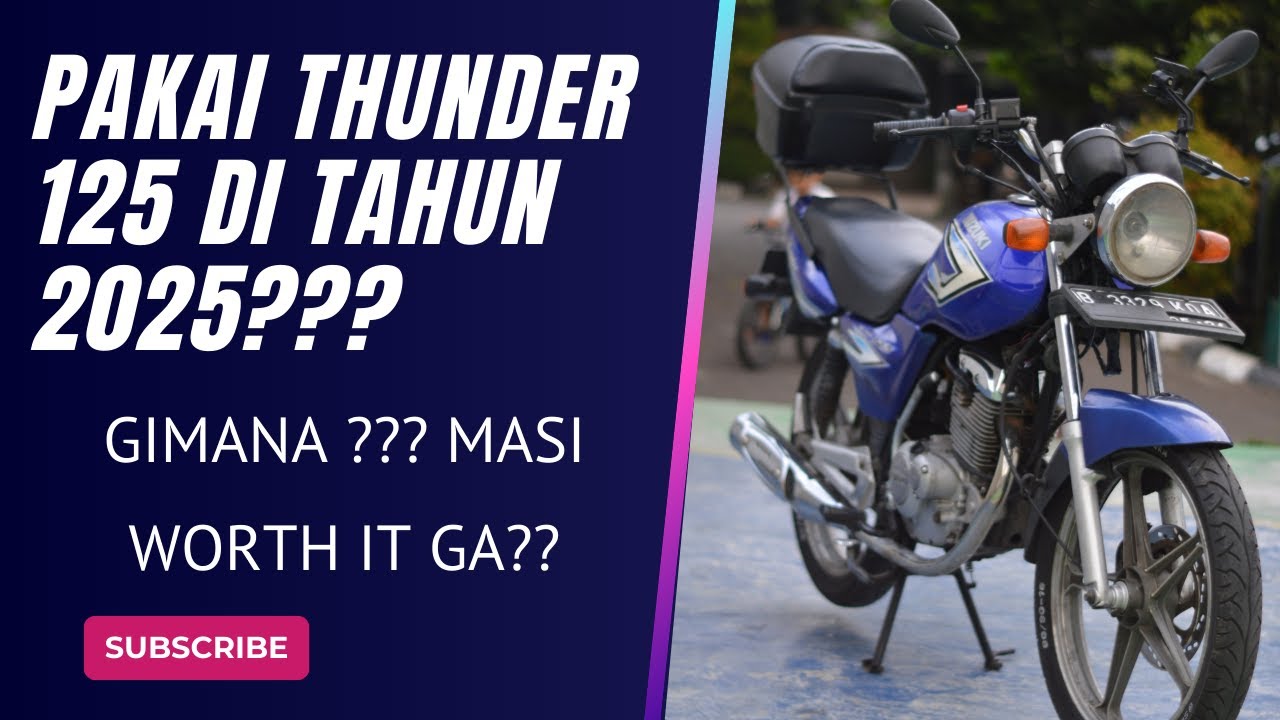 Masih Worth It Pakai Suzuki Thunder 2007 di Tahun 2025? Review & Biaya Perawatan!