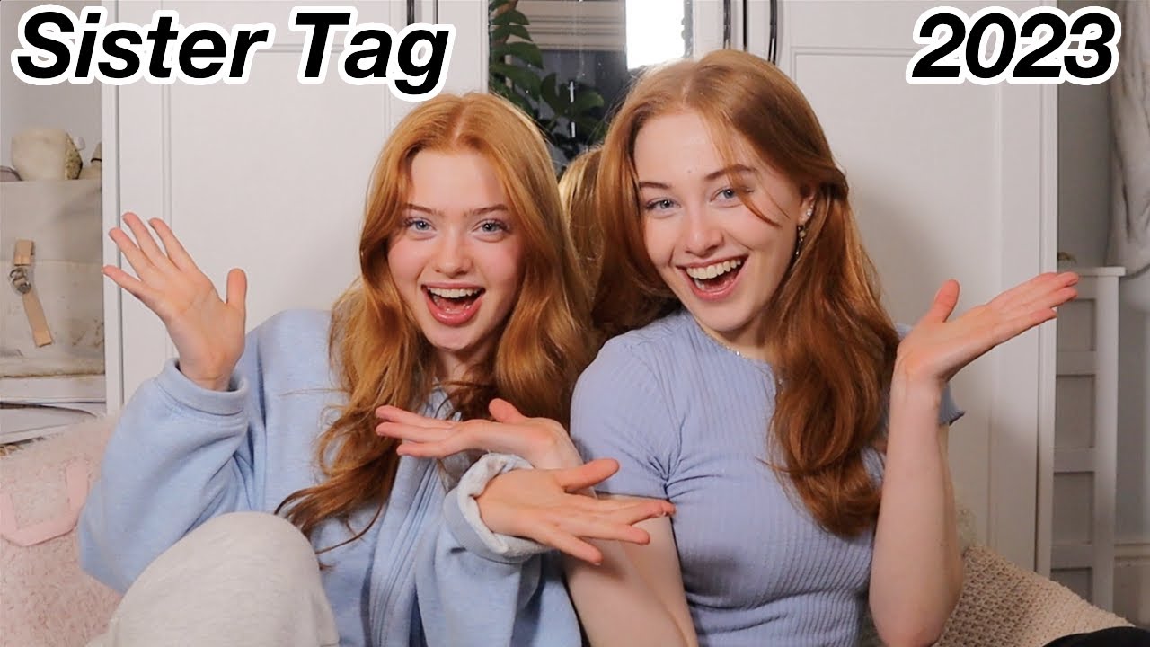 Sister Tag 2023 *answering questions about each other | Ruby and Raylee | R Studios