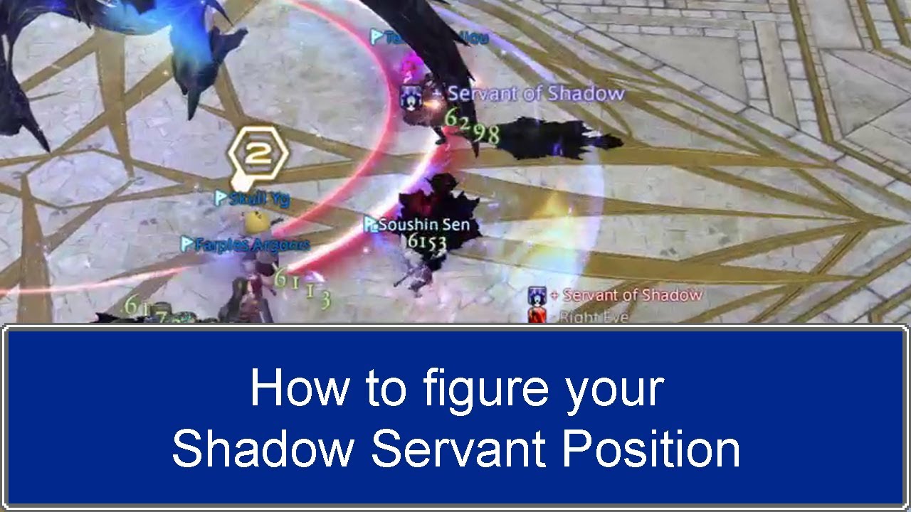 [FFXIV] How to figure your Shadow Servant position | E10S Litany Savage