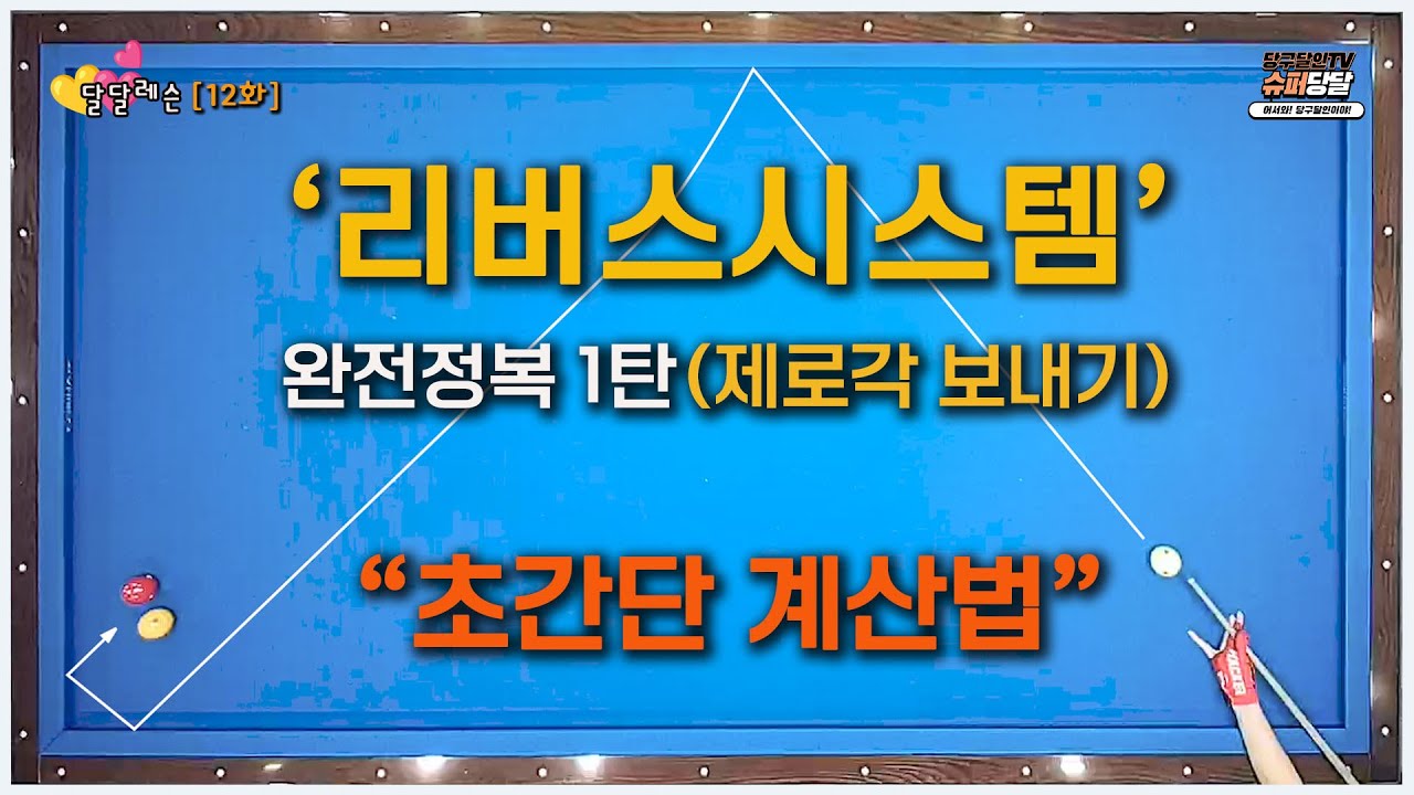 [달달레슨 12화]  리버스는 감각이 아닙니다💢 완벽한 시스템 1탄👍😎
