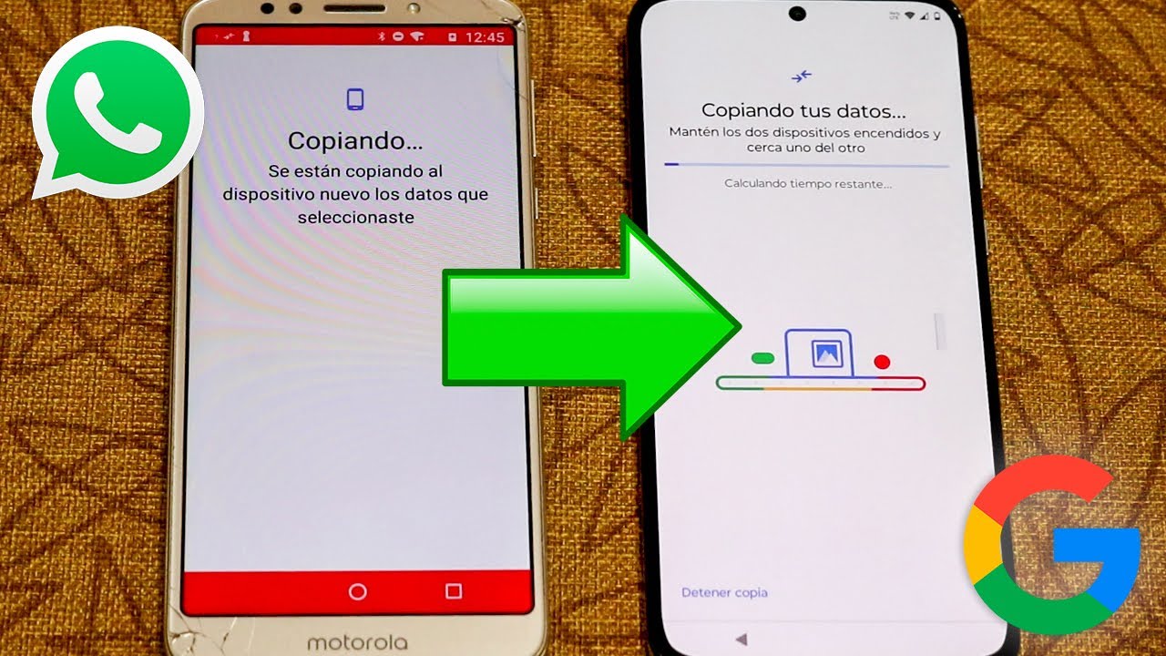 C&oacute;mo transferir DATOS de Android a Android 📲 (WhatsApp, Cuenta Google, Contactos, etc.) 2024