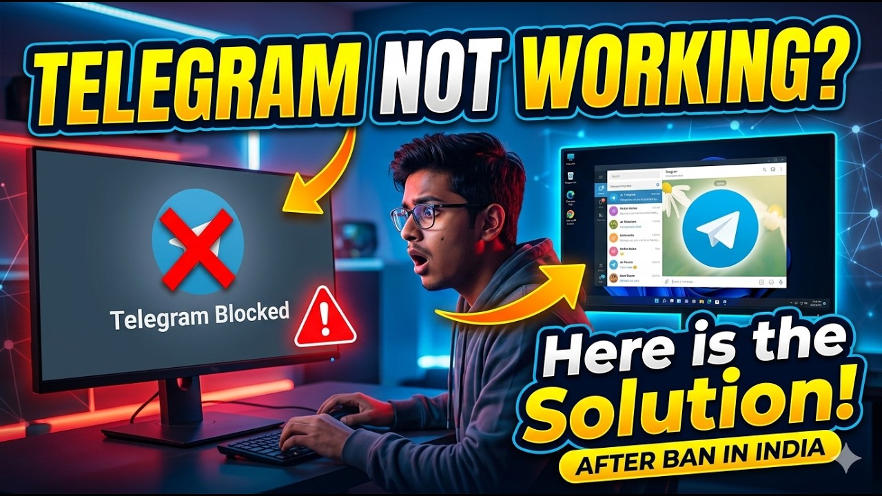 How to Use Telegram on PC After the India Ban⚡️| Telegram not working in PC , India | NEET 2026 EXAM