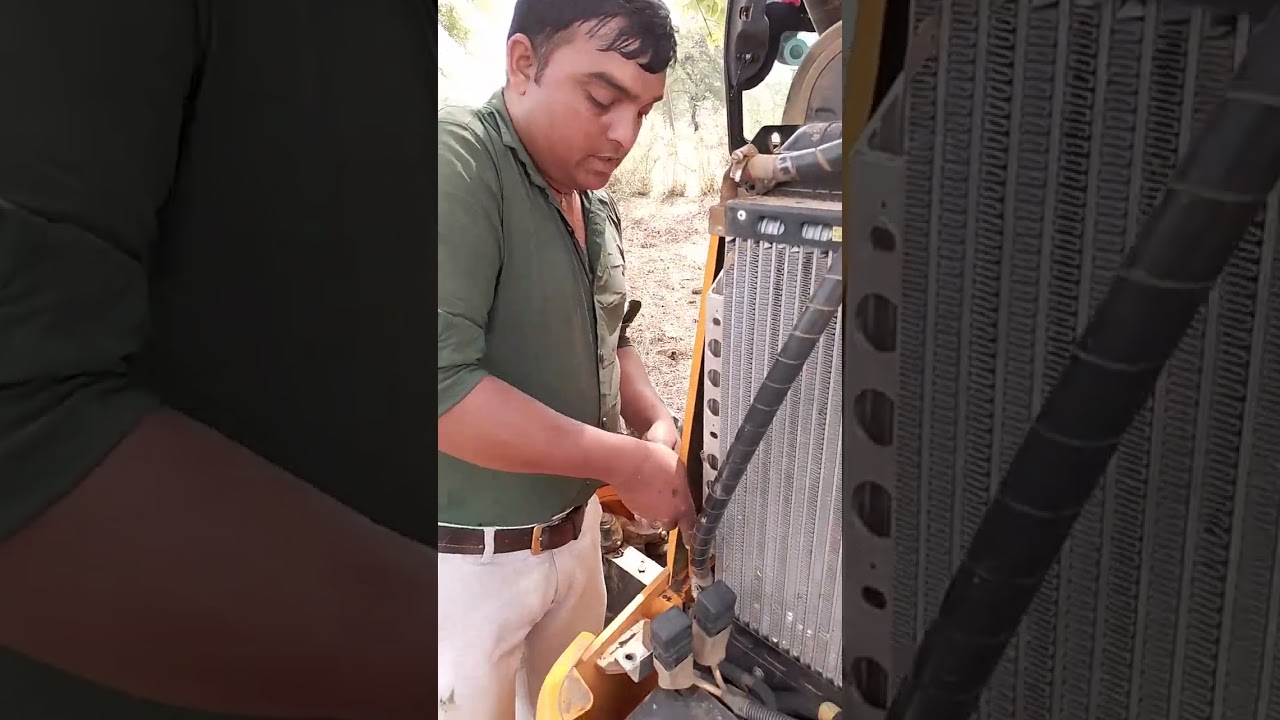 JCB  high temperature problem 🤔💯 thermostate 🤔💯water pump 🤔💯radiator