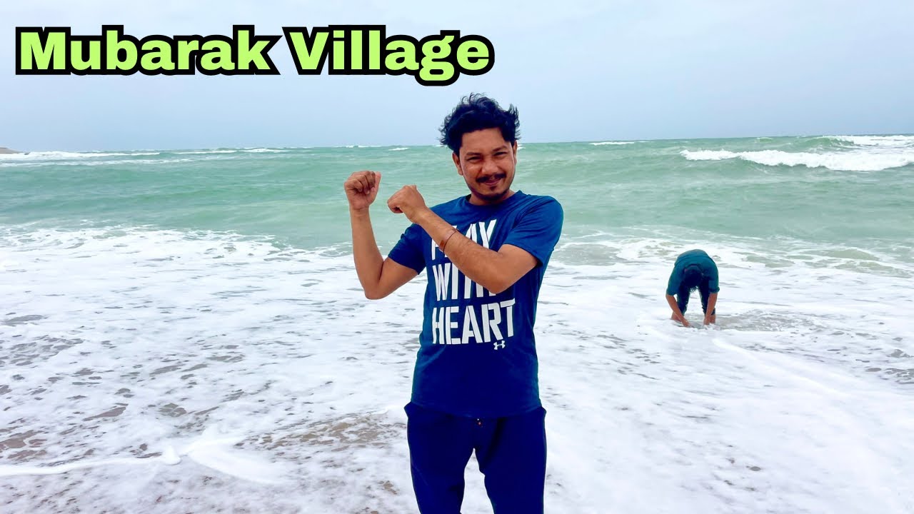 MUBARAK VILLAGE BEACH🏖️ | PICNIC WITH FAMILY | VLOG