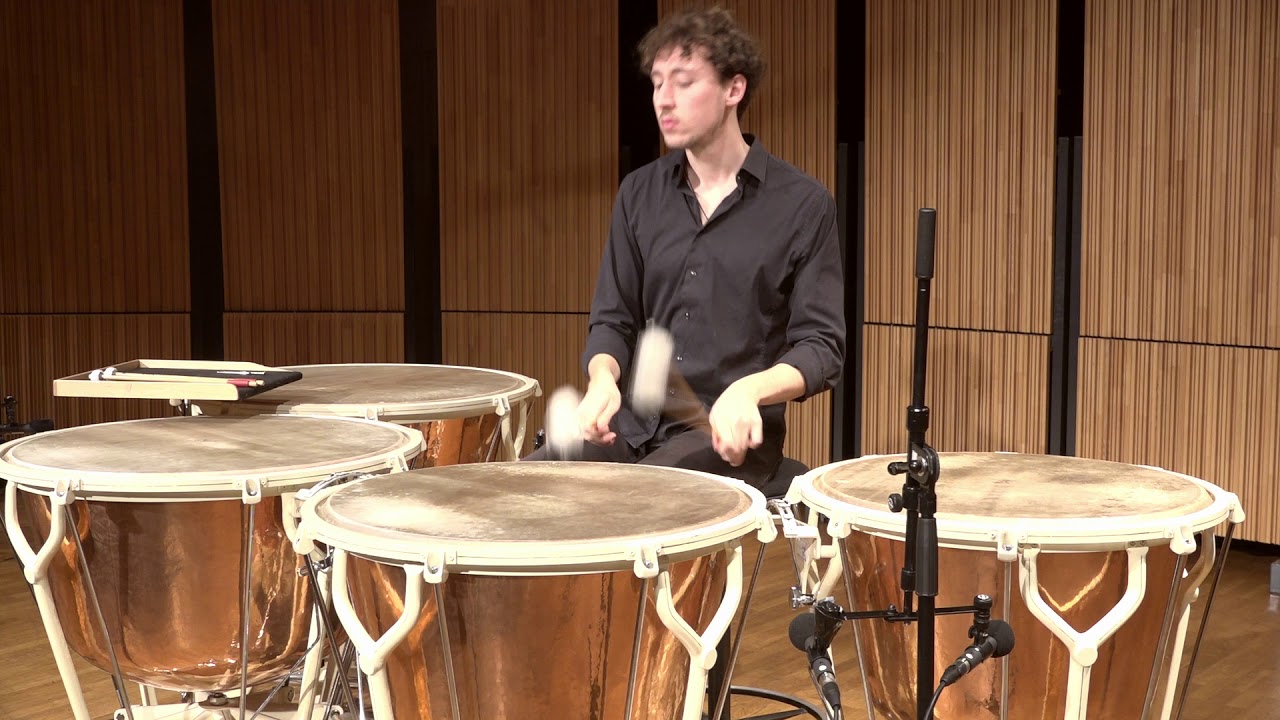 F. Krüger - Etude no. 45 for Timpani