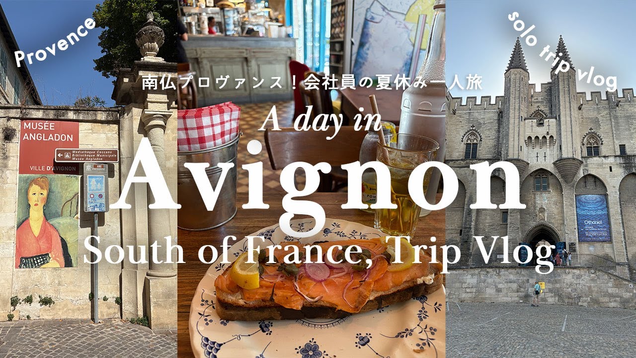 南仏プロヴァンス🇫🇷アヴィニョン観光🇫🇷南フランス旅行vlog🇫🇷南フランス周遊, 法王庁宮殿, サン・ベネゼ橋 Avignon Travel vlog