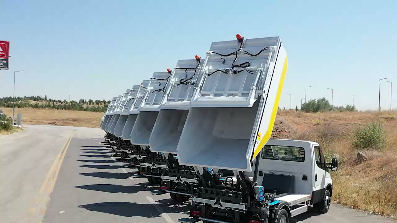 Hydraulic Compression Garbage Truck 5m 3 Hidrolik Sıkıştırmalı Çöp Kamyonu