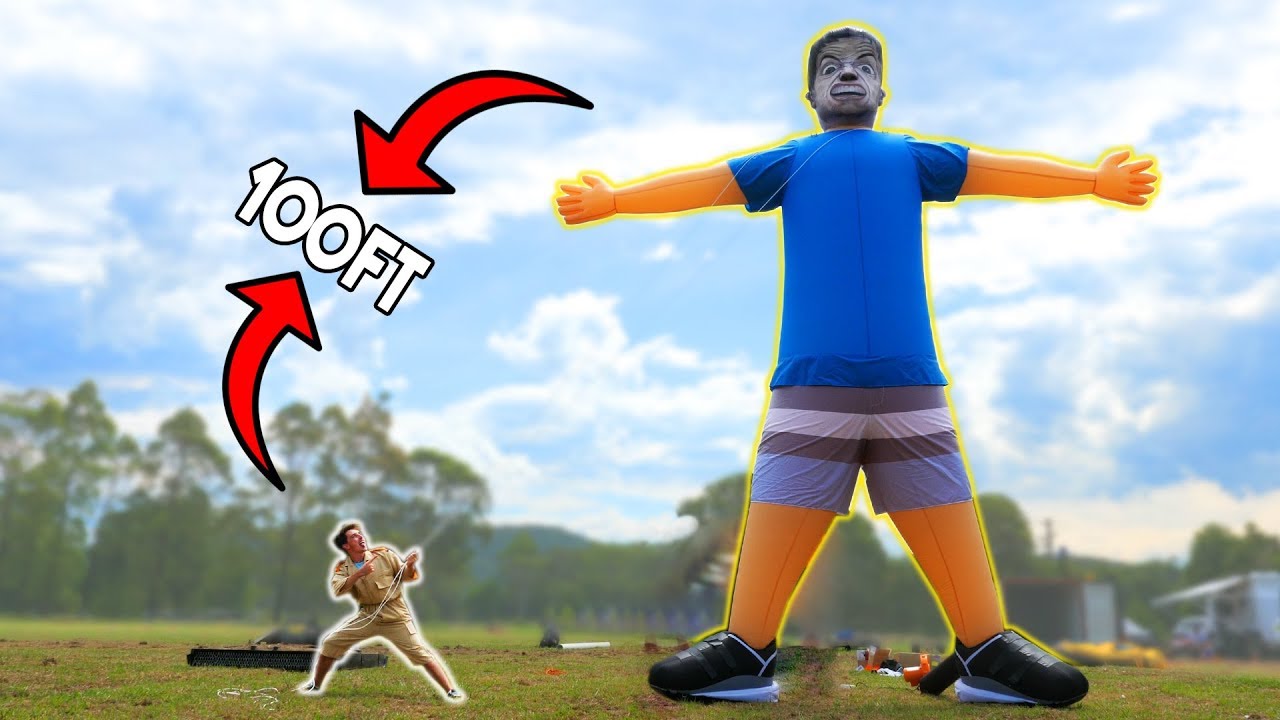 THE GIANT 100FT INFLATABLE LAZARBEAM!