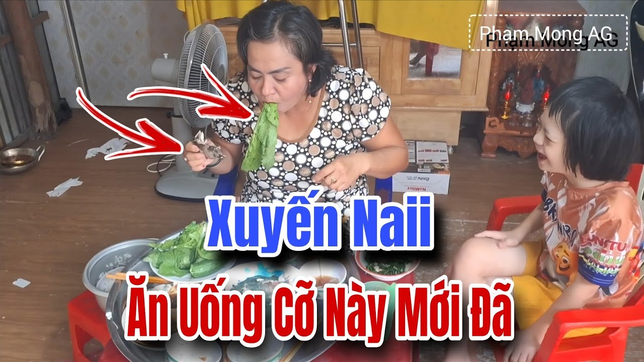 Xuyến Naii ăn uống như thế này mới ngon đó cả nhà ơi #phạmmongag #xuyennaii #ngoạiLan #hữunga 