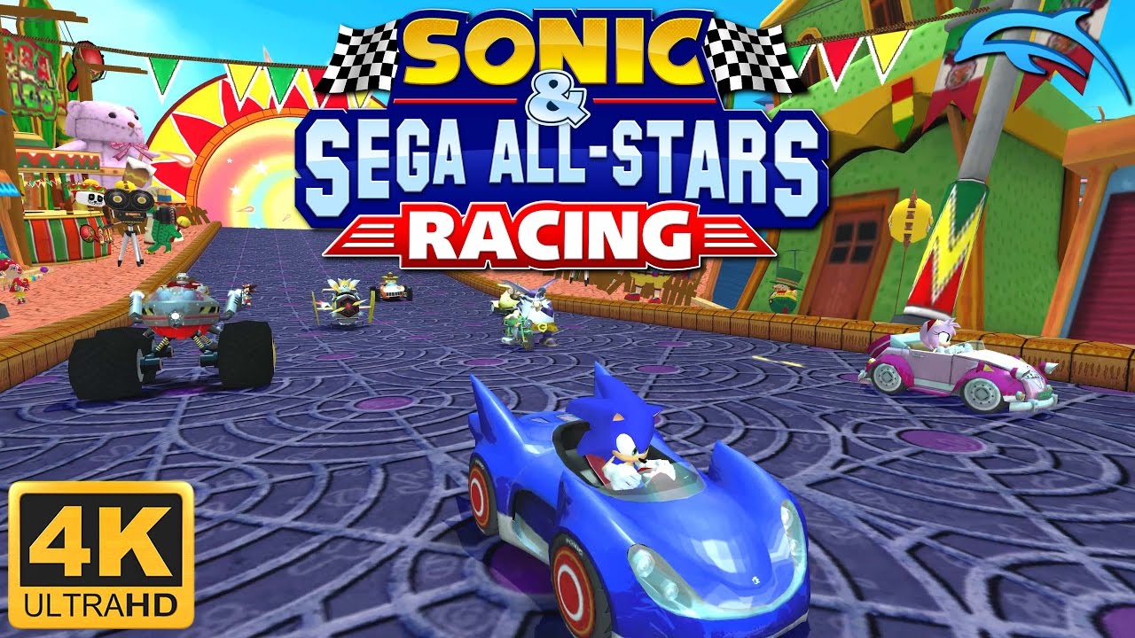 Sonic & Sega All-Stars Racing - Gameplay Wii 4K 2160p (Dolphin 5.0)