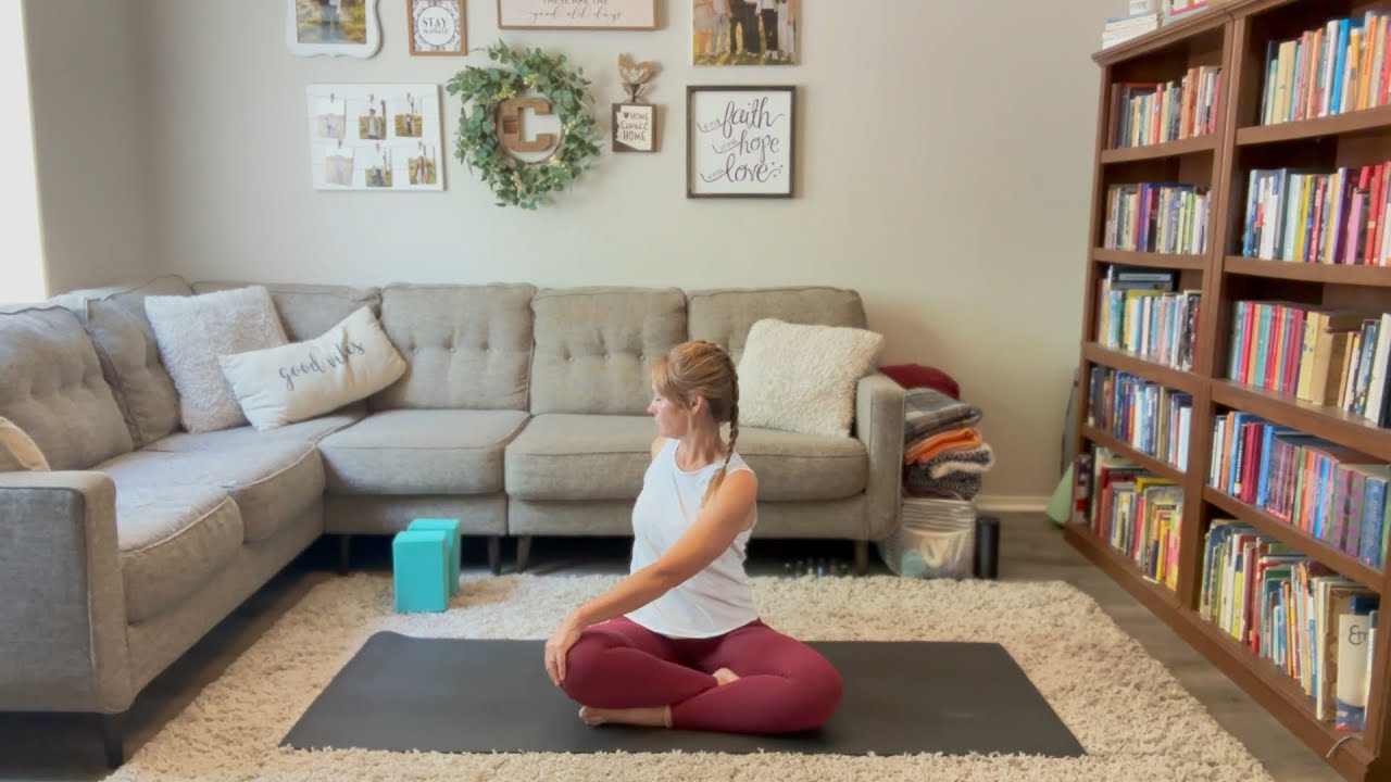 15-Min Hip Opening Yoga Flow | Release Tension + Restore Mobility