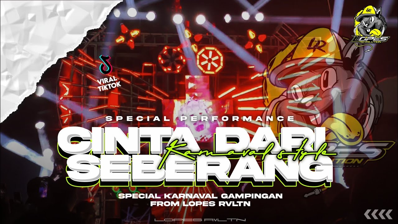 DJ CINTA DARI SEBERANG-TRAP PARTY ASEK ASEK || LOPES REVOLUTION 