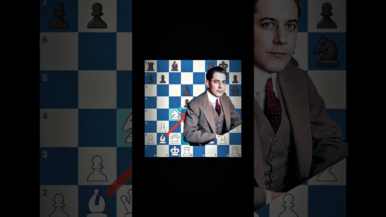 4 Brilliant moves by Capablanca