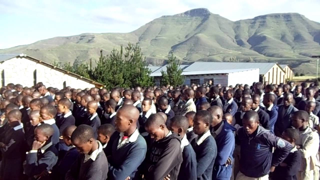 Rehauhetsoe High School Morning Assembly