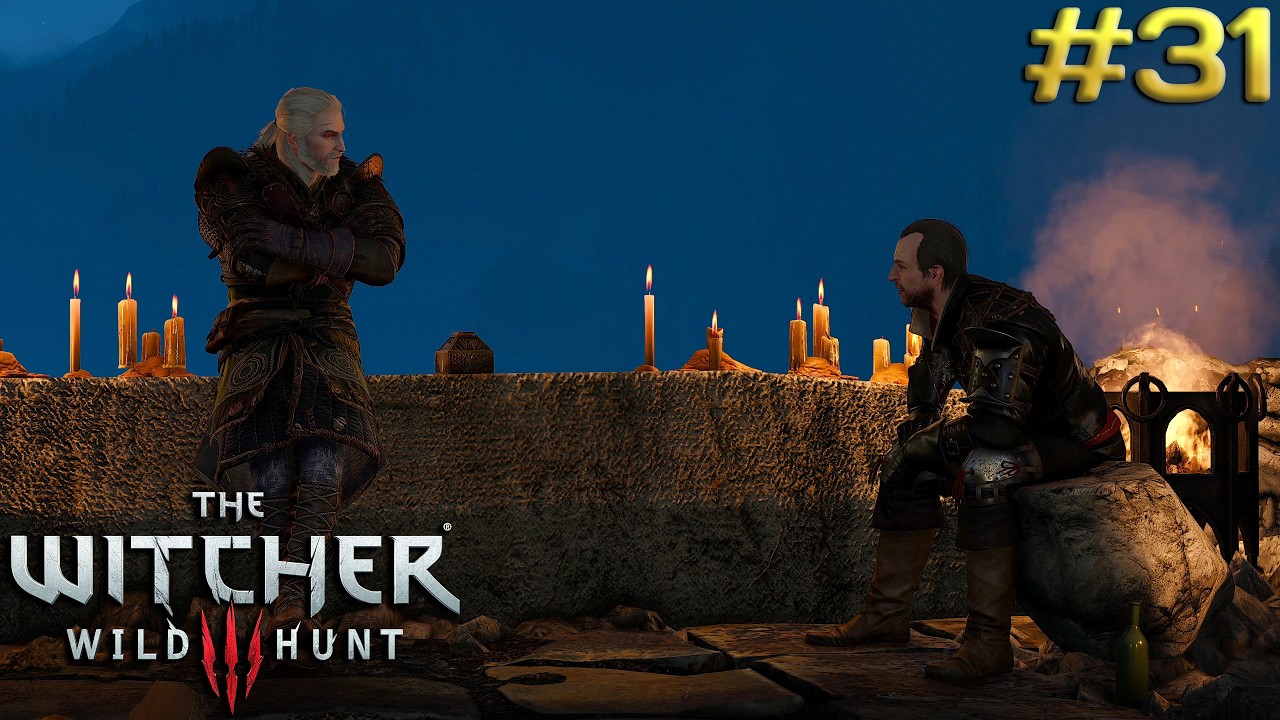Прошли мимо скальных тролей и заряжаем филактерий с Ламбертом ➤ The Witcher 3: Wild Hunt #31