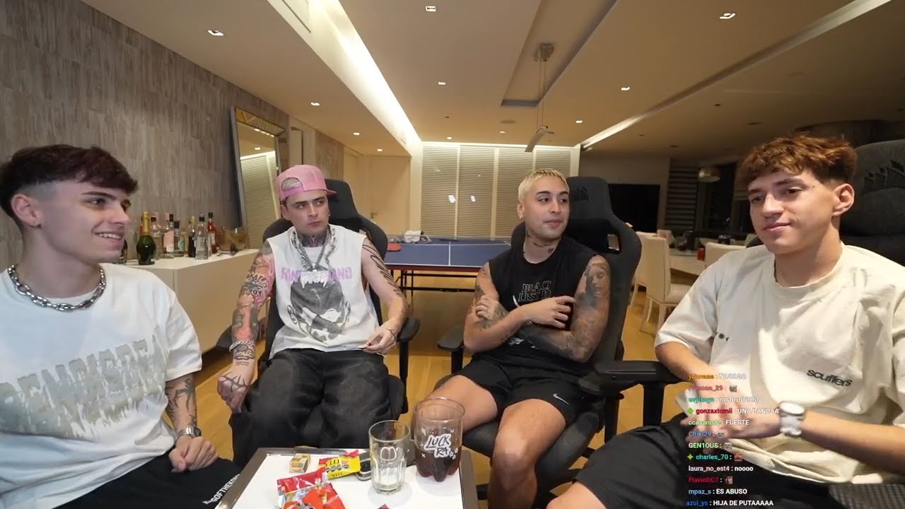 STREAM con LIT KILLAH y TIAGO PZK COMPLETO, MERNUEL Y BAULETI | MERNOSKETTI STREAM VOD |