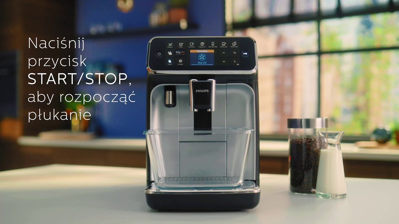 Odkamienianie automatycznego ekspresu do kawy Philips 4300 LatteGo - instrukcja