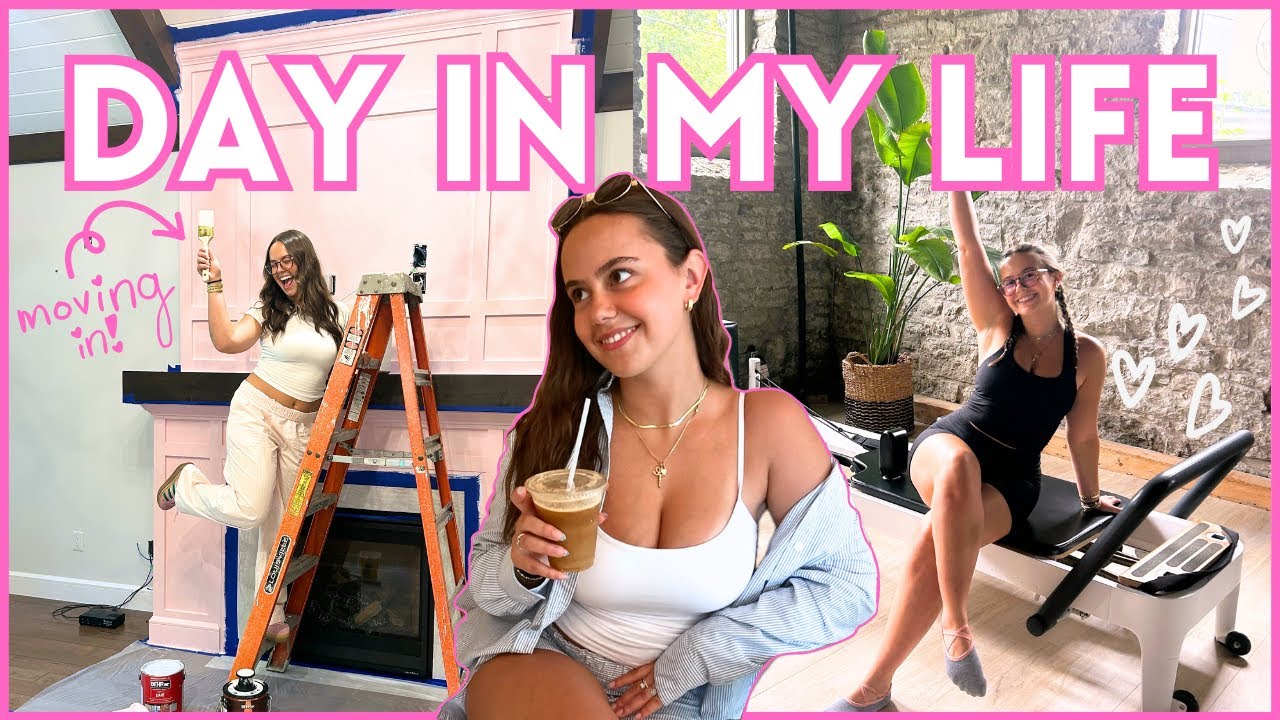DAY IN MY LIFE (getting my new house & pilates)