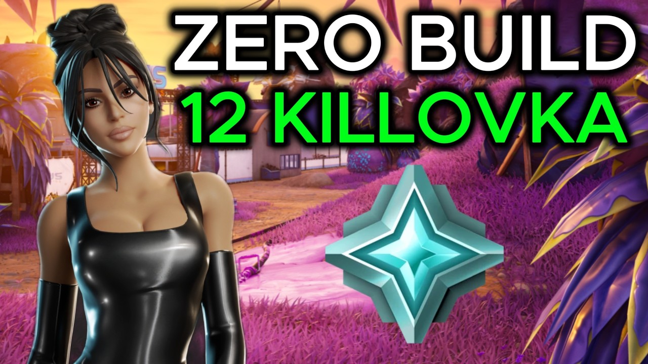 12 KILLS IN RANKED ZERO BUILD??? - KIM GAMEPLAY