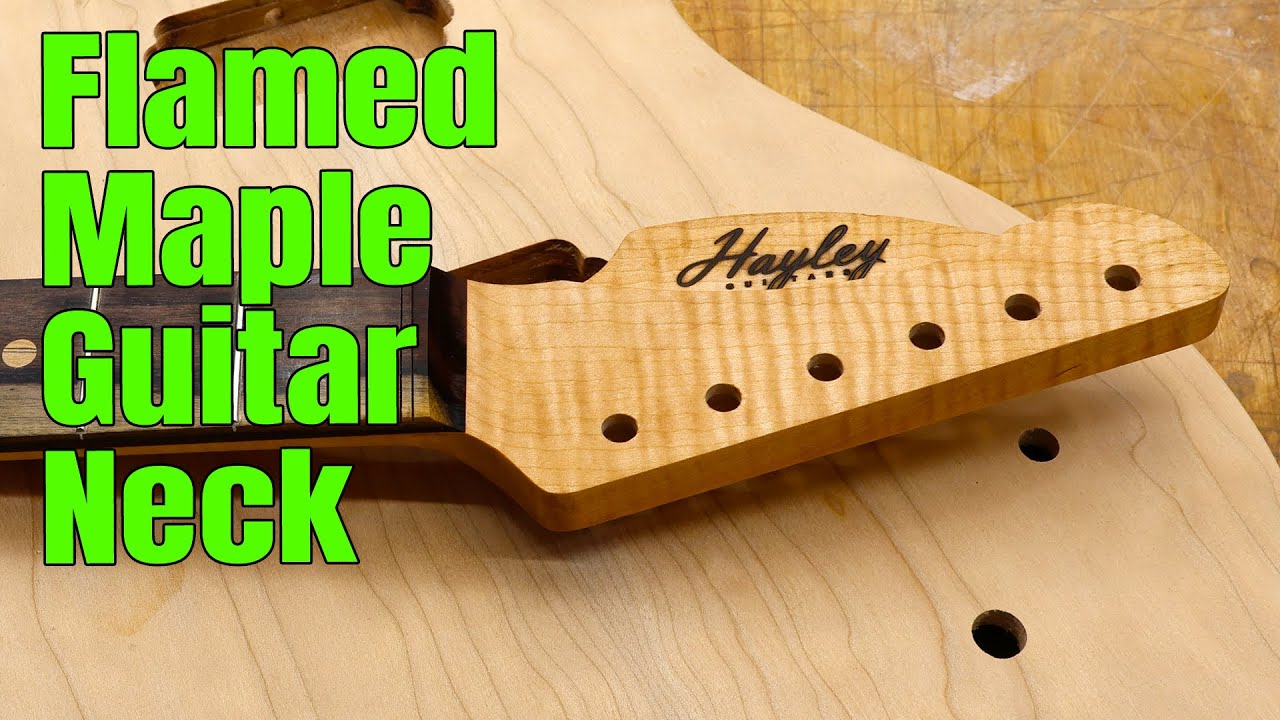 Quilted Maple Guitar Build Part 2 | Making a Flamed Maple Neck