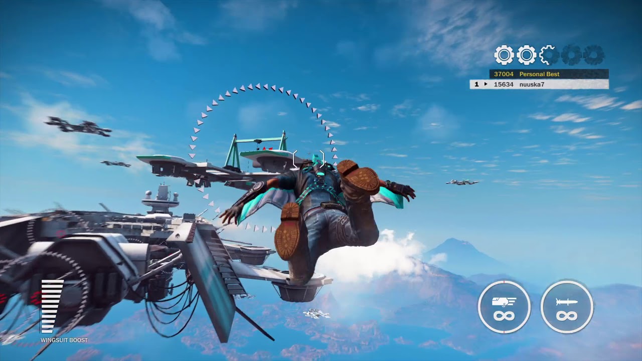 Just Cause 3 Sky Fortress Eden Airship Master Tour 1 VERY EASY Five gears