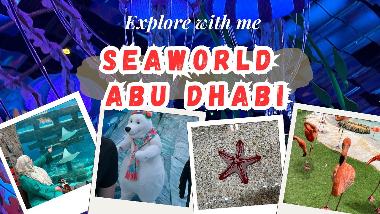 World’s Largest Indoor Marine Park | SeaWorld Abu Dhabi Full Tour 2025 | Animal interaction |Part 1 