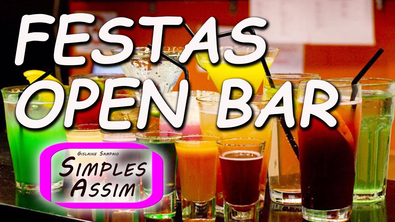 Festas Open Bar devem ser proibidas?