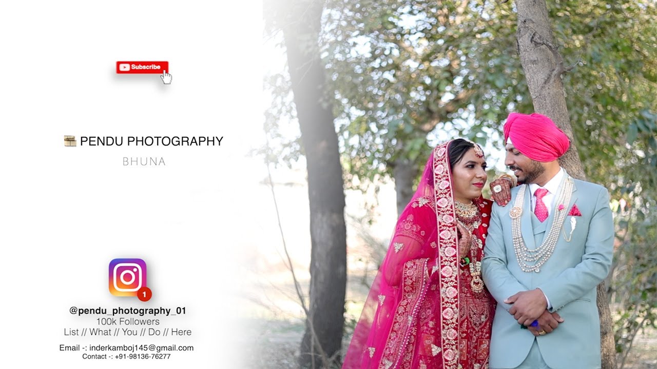 WEDDING FILM 2023 || ANIL & GURDEEP || PENDU PHOTOGRAPHY BHUNA || BEST  PUNJABI HIGHLIGHT || HARYANA