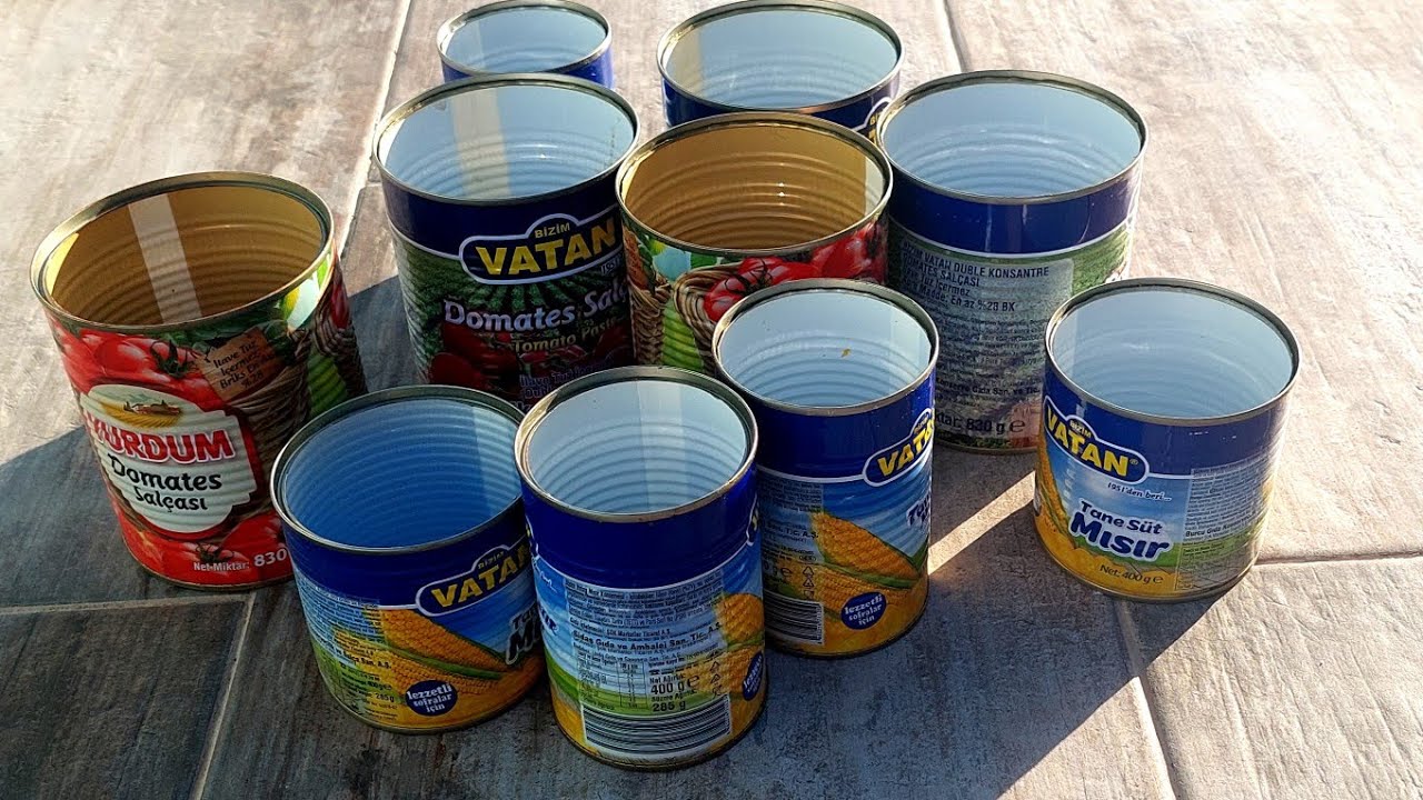 Kolay Saksı Yapımı, 18 Liraya 8 Saksı Yaptım, Tenekeciler den Kim Kaldı
