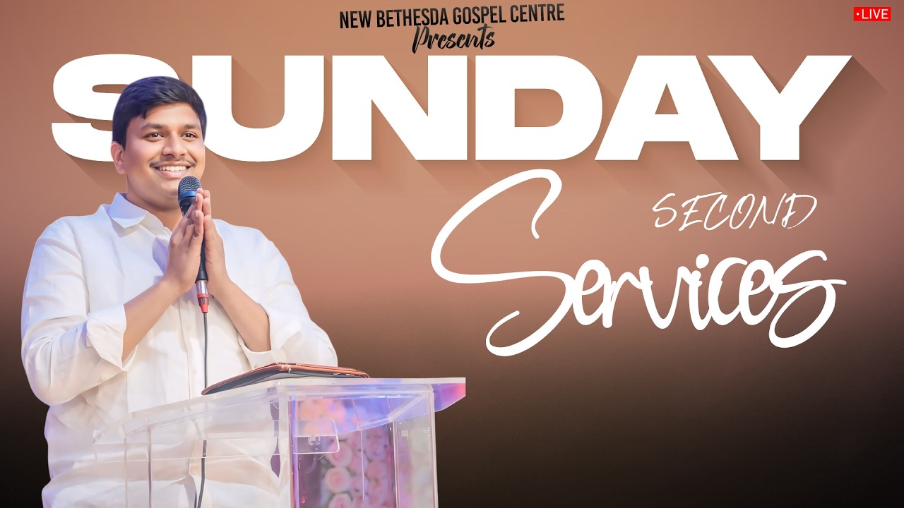 🔴Sunday Service - 2 #New Bethesda Gospel Centre | 08 MAR 2026 | Br. Uday Chowdary