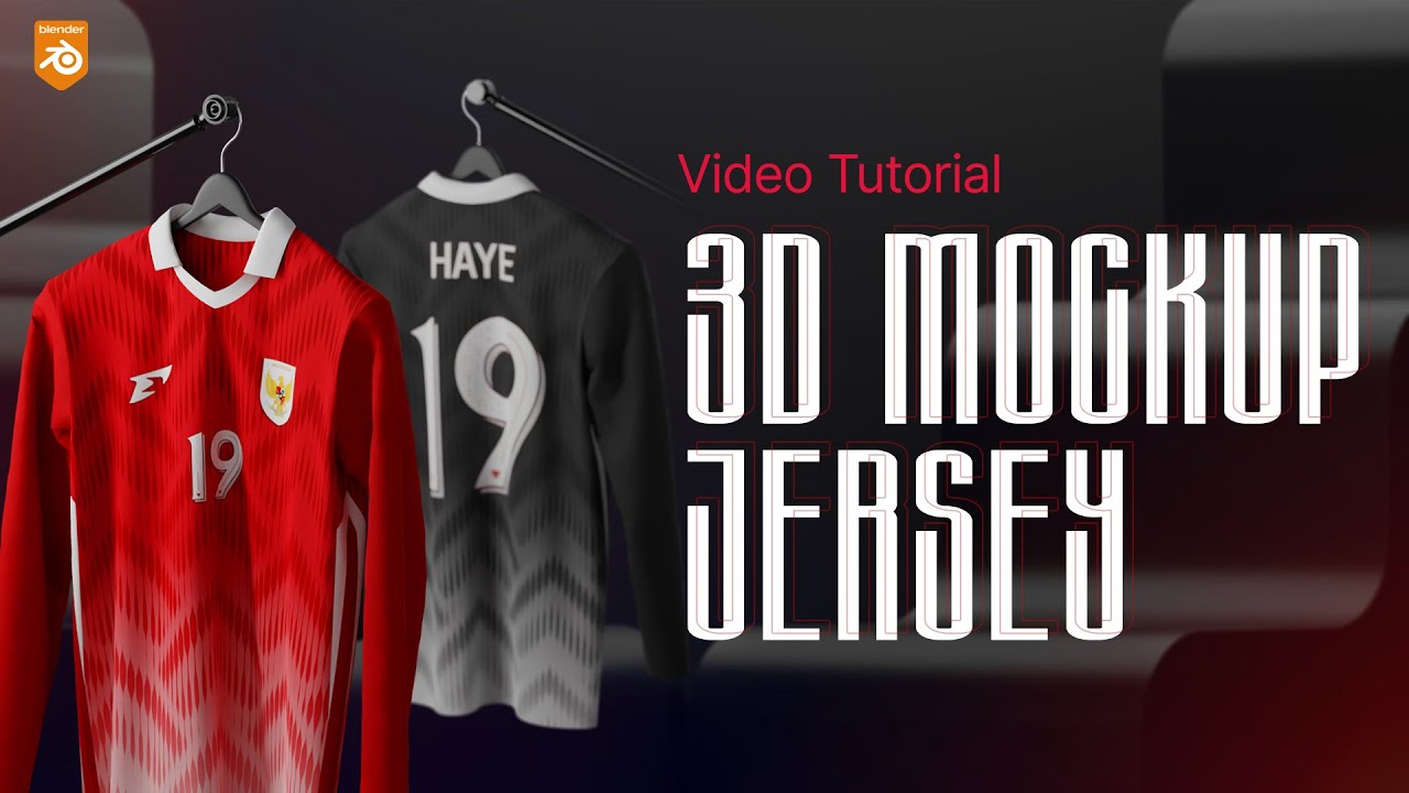 Cara Membuat Mockup Jersey 3D di Blender
