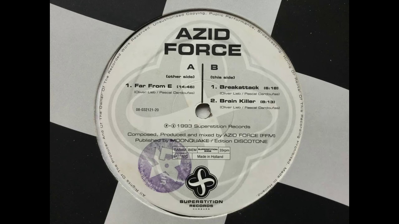 Azid Force - Far From E. Superstition Records