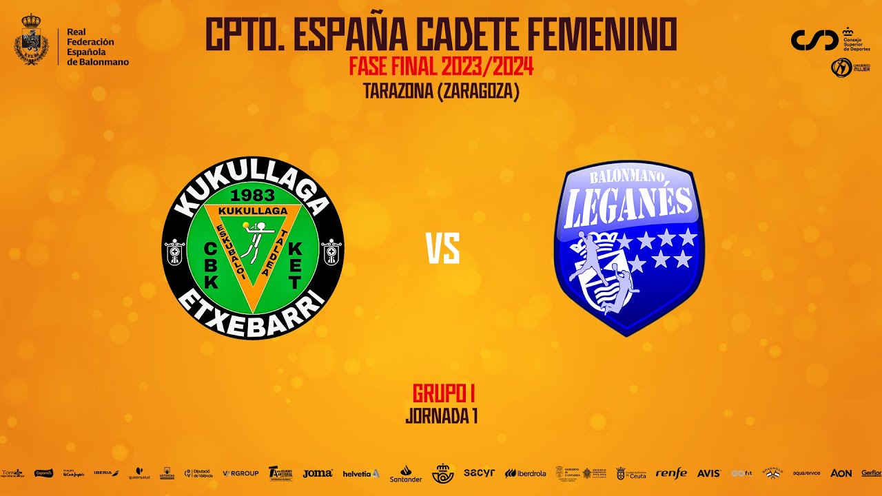 #CDECadeteBM Femenino | KUKULLAGA ETXEBARRI - BALONMANO LEGANÉS