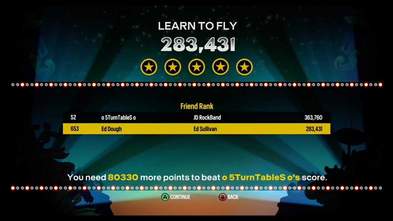 Rock Band Blitz - Learn to Fly