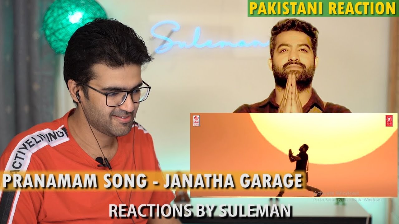 Pakistani Reacts To Pranamam | Janatha Garage | Jr.NTR