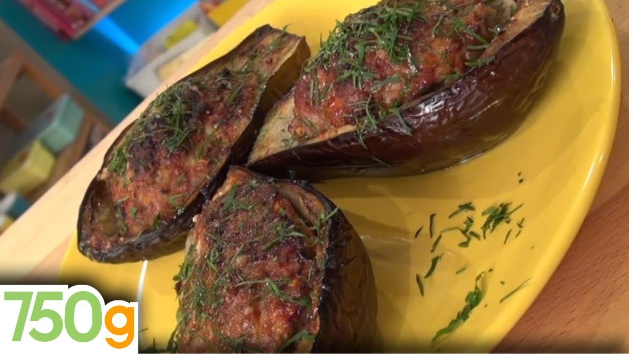 Recette d'Aubergines farcies - 750g