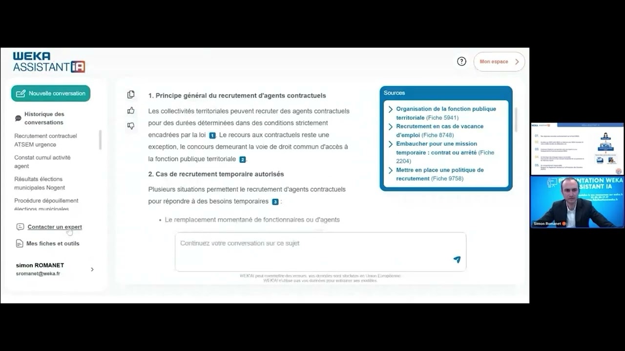 WEKA Assistant IA : quelques cas pratiques