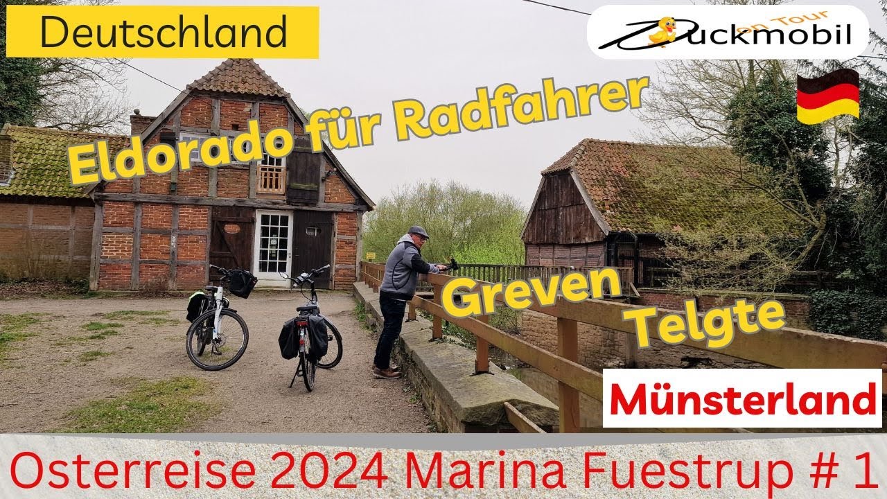 Wohnmobiltrip Münsterland #1 - einfach toll - Greven - Wallfahrtsort Telgte - Dortmund- Ems-Kanal