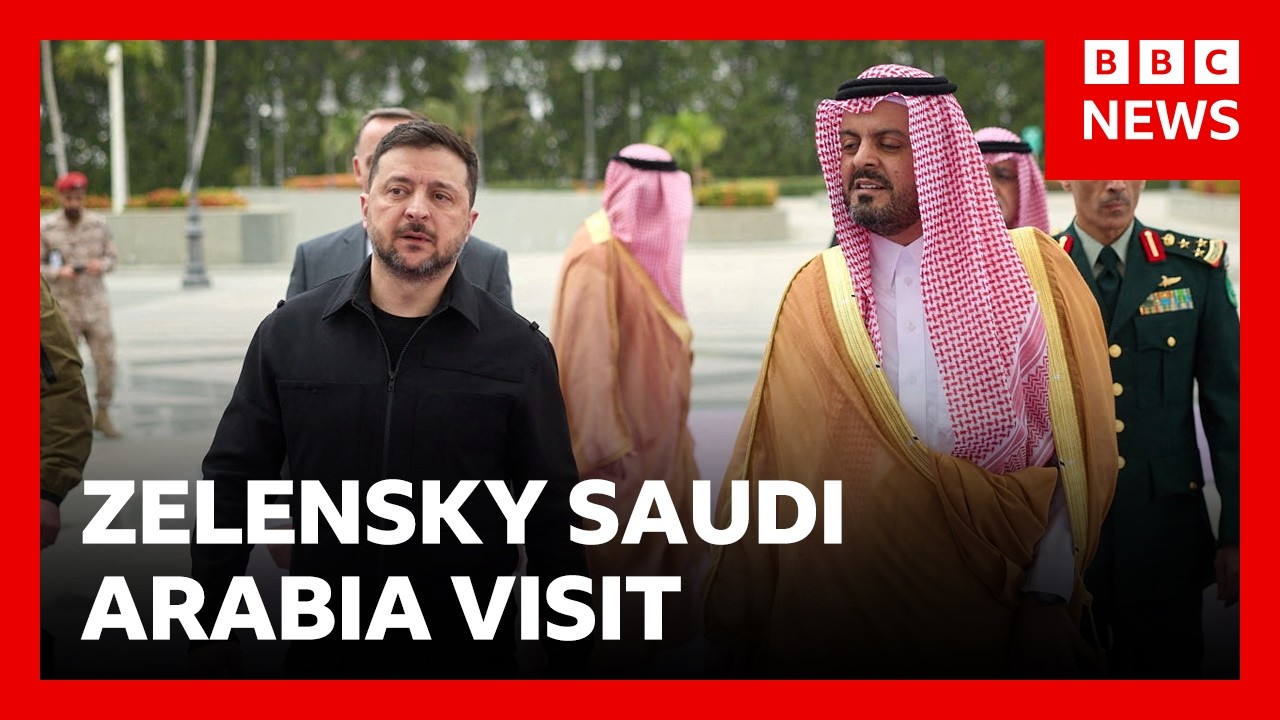 Ukraine signs deal with Saudi Arabia offering drone expertise | BBC News