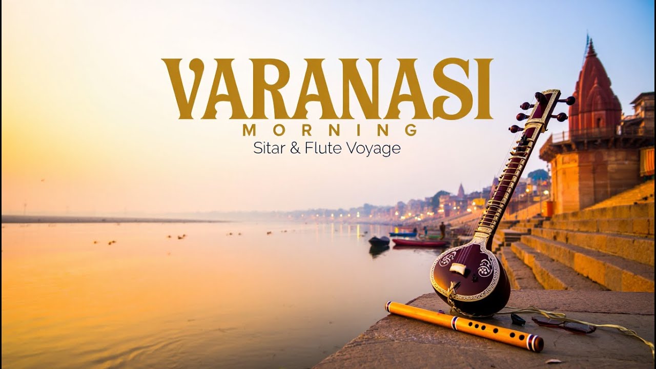 Morning Light over Varanasi – A Calm Sitar & Flute Meditation Voyage