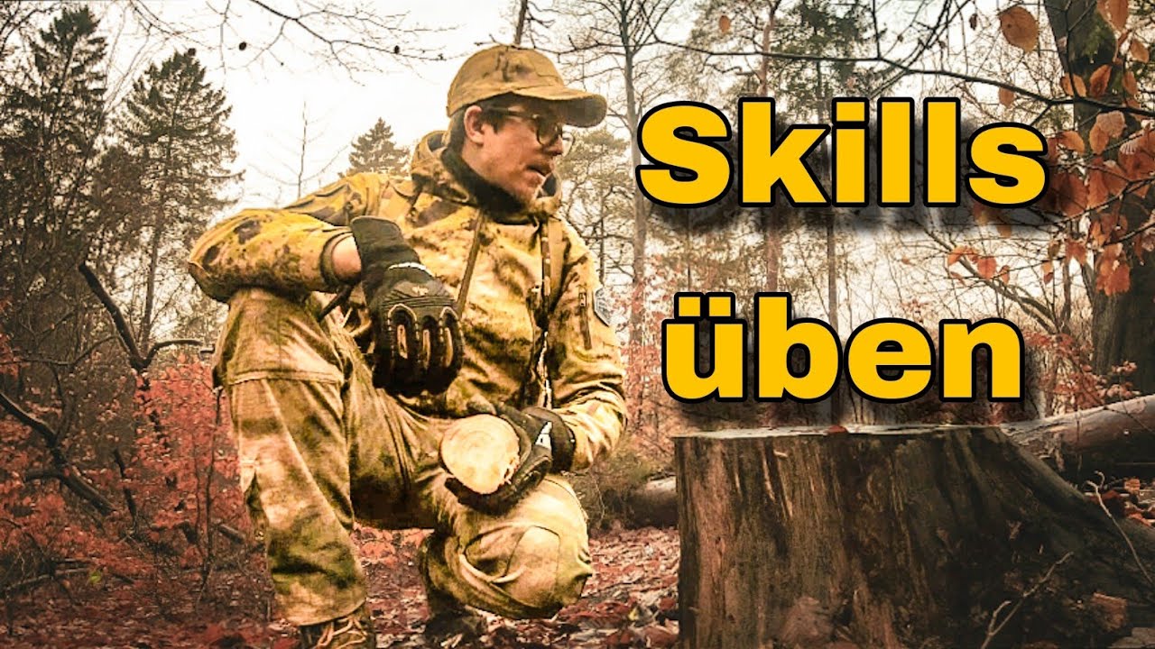 🔥OUTDOOR SKILLS LERNEN🔥FEUER BEI REGEN