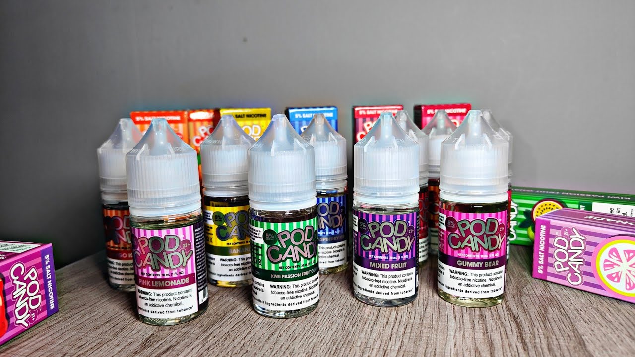 Pod Candy Vape Eliquid Flavours (Review)