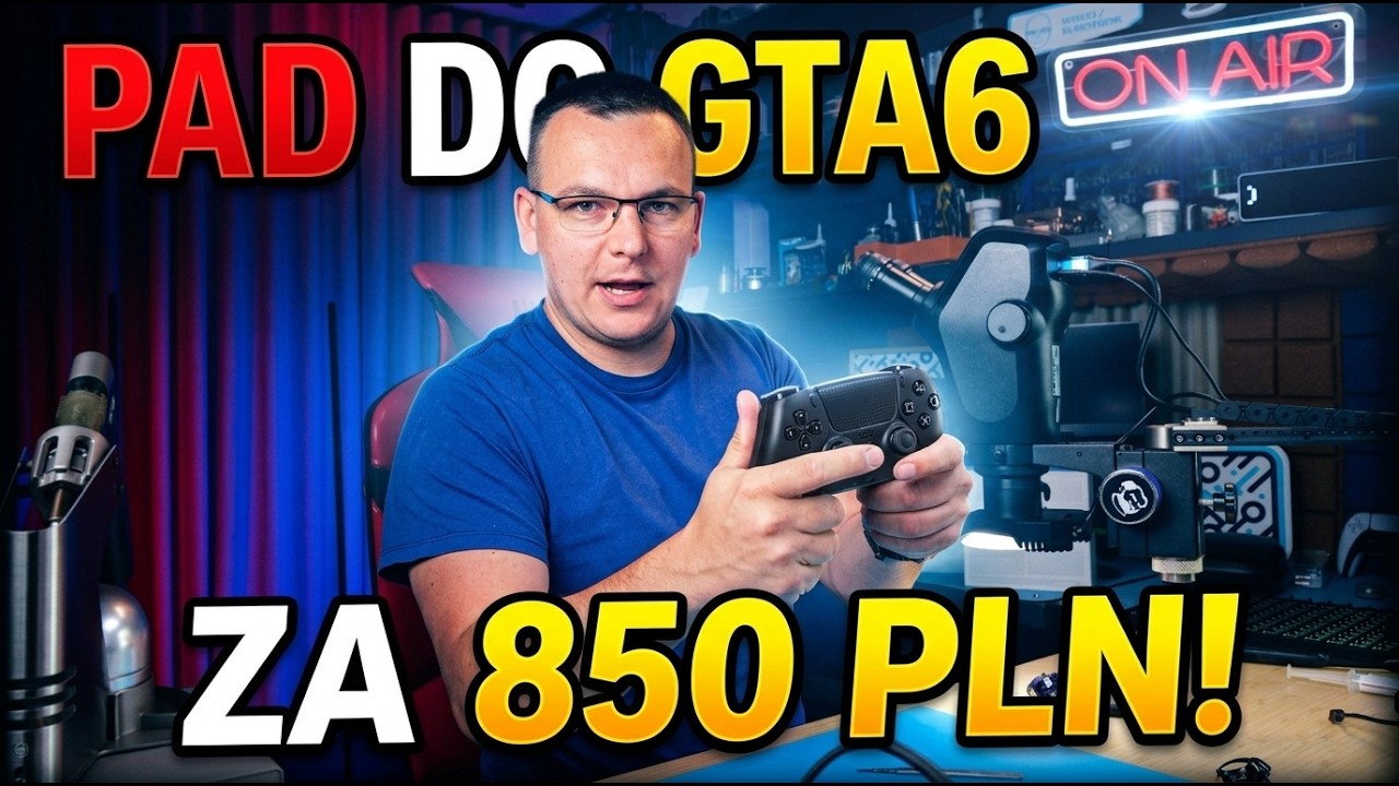 Pad do GTA6 za 850 PLN! Poprawiam fabrykę montując analogi TMR w Dual Sense Edge!